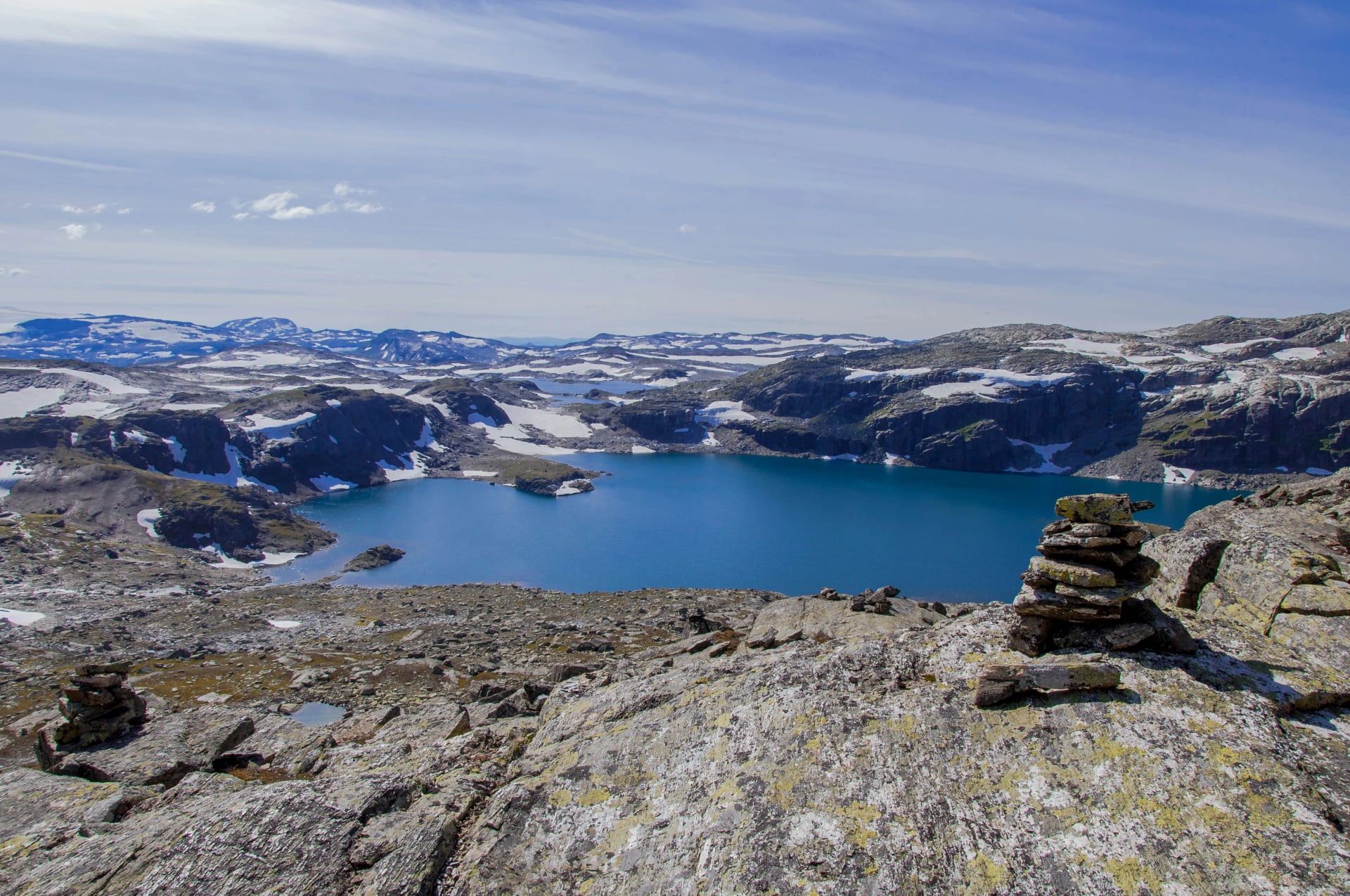 Glacial Lake, Aurlandsdalen, Norway