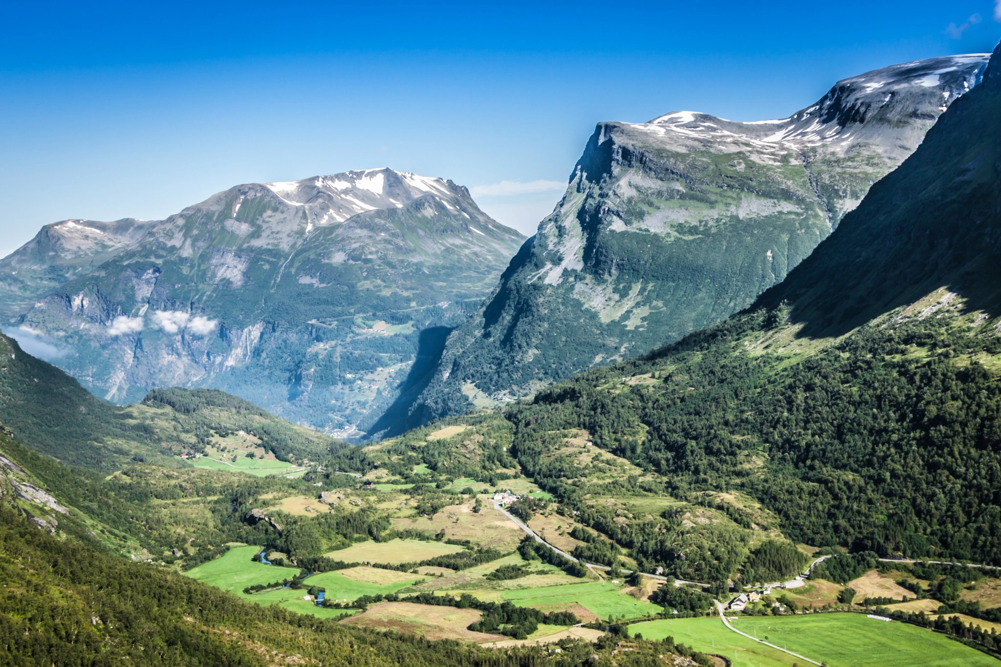 Berglandschap in Jotunheimen National Park in Noorwegen