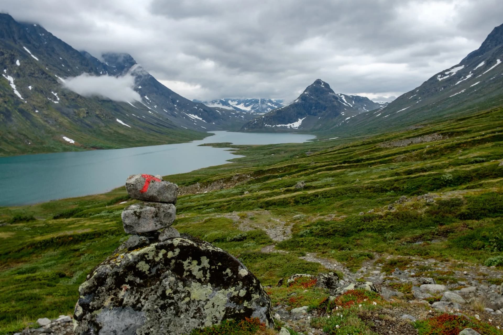 View of Russvatnet, Jotunheimen, Norway